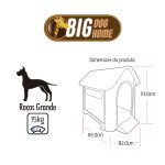 Casinha Big DogHome Tamanho 8 + Sanidog Tapete Higiênico 