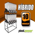 Dispenser Híbrido PlastPenser Cereais 10 Módulos 80L