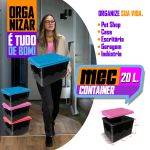 MecBox Caixa Organizadora Container Até 10 Kg 20 Litros Resistente