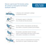 Meia Masculina Jobst For Men 20-30 mmHg 3/4-Cor Caqui