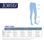 JOBST RELIEF-Meia-coxa-30-40-Pé Aberto-Cor- Natural
