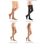 MEIA ELÁSTICA SHEER SOFT MEIA COXA (7/8) - 15-20 - NATURAL - Aberto