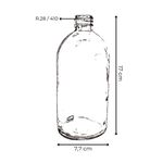 GARRAFA GAUDY 500ML R.28 TRANSP NEW-149