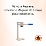 VALVULA RECRAVE 15 DOURADA/TRANSP MTZ-312-C