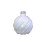 VIDRO BOLA ESPIRAL DEGRADE BRANCO 250ML R 28/410