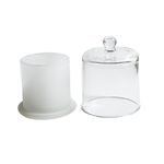 COPO DOMUS PARA VELA 210ML FOSCO MTZ-2168