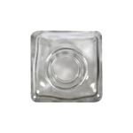 VIDRO QUADRADO 30ML R.18/415 TRANSPARENTE
