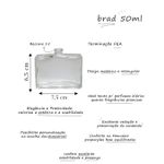 VIDRO BRAD 50ML REC.15/GPI TRANSP