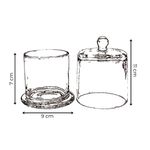 COPO DOMUS PARA VELA 210ML TRANSP MTZ-2160