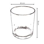 COPO DE VELA 420ML TRANSPARENTE