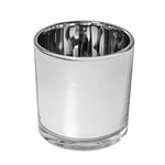 COPO DE VIDRO 260ML LUXO PRATA 