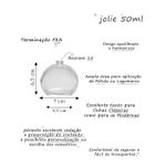 VIDRO JOLIE 50ML REC.15/GPI TRANSP