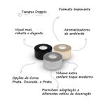 TAMPA DIFUSOR R.28/410 PRETA DOPPIO MTZ-2149-T