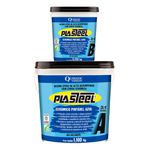 Plasteel Cerâmico Pintável 3:1 Azul AB 1,32KG Ref. PC2 QUIMATIC