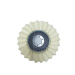 DISCO FLAP POLIMENTO 4.1/2" - 115 X 22MM FELTRO BRANCO - OMEGA