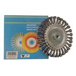 ESCOVA CIRCULAR AÇO CARB. TRANCADO 6"X1/2"X M14" REF. 1663 - OMEGA