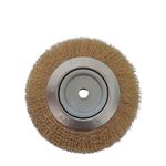 ESCOVA CIRCULAR ONDULADA 6" X 1" X F.1/2" LATONADA - AB