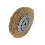 ESCOVA CIRCULAR ONDULADA 6" X 1" X F.1/2" LATONADA - AB