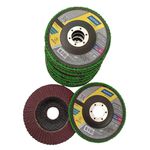 KIT 10 PCS DISCO FLAP GR80 STANDARD 4.1/2 115X22MM R244 - NORTON