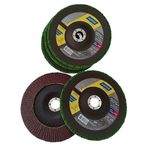 KIT 5 PÇS DISCO FLAP GR60 STANDARD 7 - 180X22MM R244 - NORTON