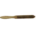 ESCOVA MANUAL A. CARB. 3 FIL 290X30MM CABO MADEIRA (SOLDADOR) SPARTA