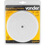 RODA PANO DE POLIMENTO 6" X 5/8" F1/2 - VONDER