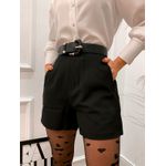 SHORTS PRETO ALFAIATARIA