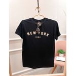 Tshirt New York preta