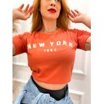 Tshirt New York Laranja