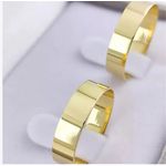 Alianças de Casamento Tradicional Ouro 18K 5mm 6g Retas GOIÂNIA