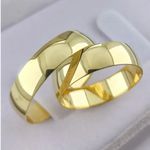 Alianças de Casamento Tradicional Ouro 18K 6mm 7g Abaulada GOIÂNIA 