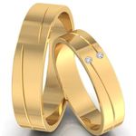 Alianças de Diamantes Goiânia 4mm