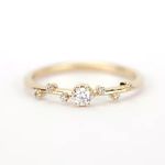 Anel de Noivado San Diego 0,20 Pts