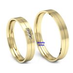 Alianças de Ouro 18k Campinas Goiânia 4mm