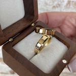 Alianças de Ouro 18k Chanfrada Anápolis 6mm