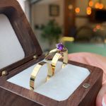 Trio de Alianças Goiânia 3mm + Ouro 18k/750 