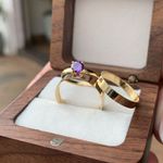 Trio de Alianças Goiânia 3mm + Ouro 18k/750 
