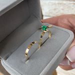 Trio de Alianças Goiânia 3mm + Ouro 18k/750 