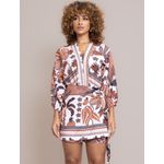 Conjunto Feminino Saia Boddy Estiloso Casual - Marrom