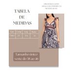 Vestido Longo Camila Estampado Preto