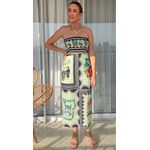 Conjunto Ipanema Saia Midi + Top Verde 