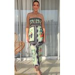 Conjunto Ipanema Saia Midi + Top Verde 