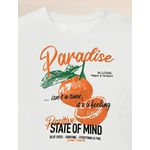 Tshirt Paradise Estampada Laranja