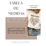 Tshirt Coração Estampada Boho