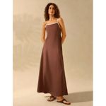 Vestido Andressa Longo e Sofisticado - Marrom