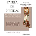 Vestido Samanta Longo Estampa - Branco