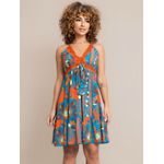 Vestido Flora Curto Estampado 