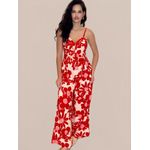 Macacão Amora Longo Pantalona- Vermelho 