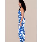 Macacão Feminino Longo Pantalona - Azul