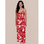Macacão Amora Longo Pantalona- Vermelho 